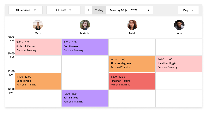 Real-time Schedules